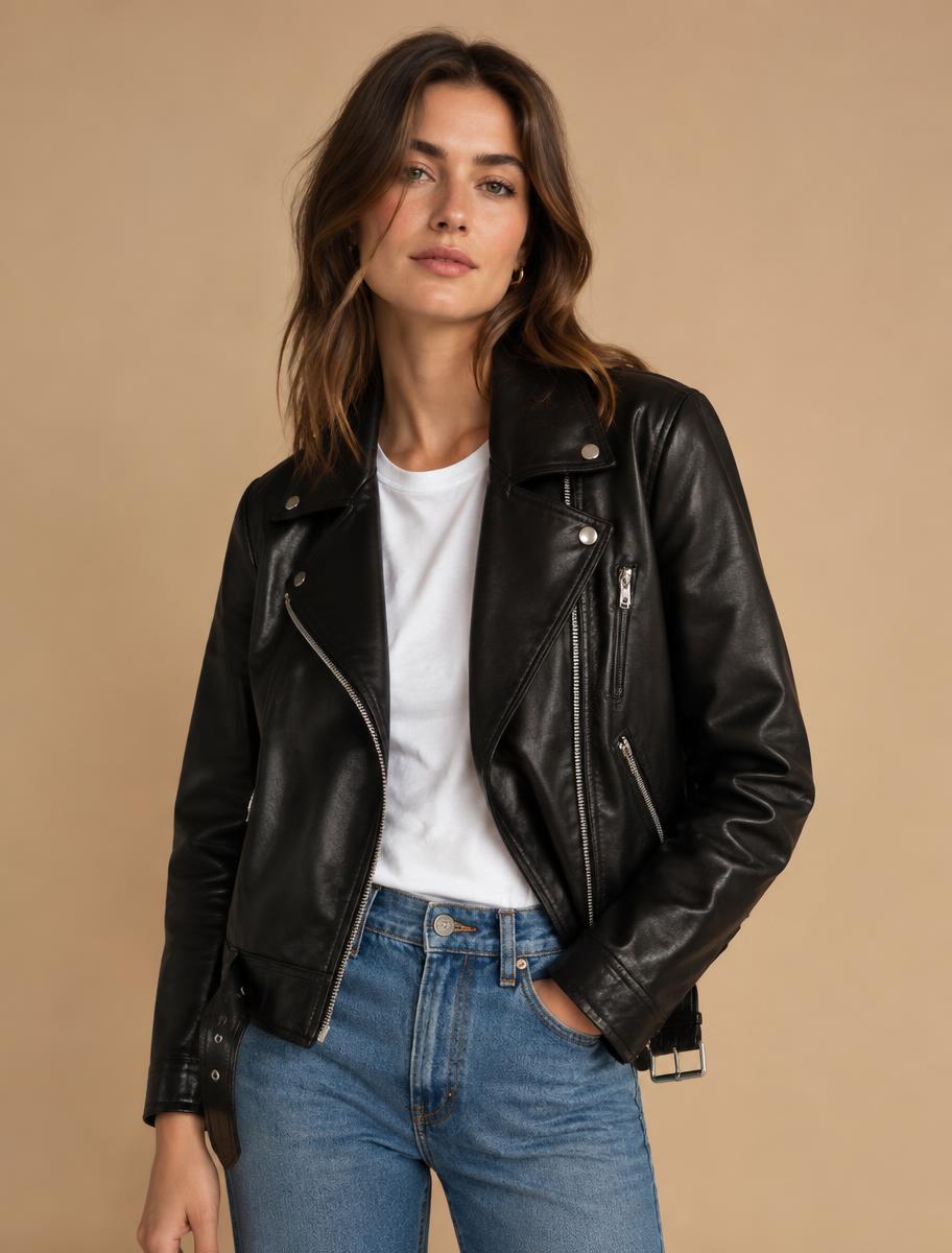 Leather Moto Jacket