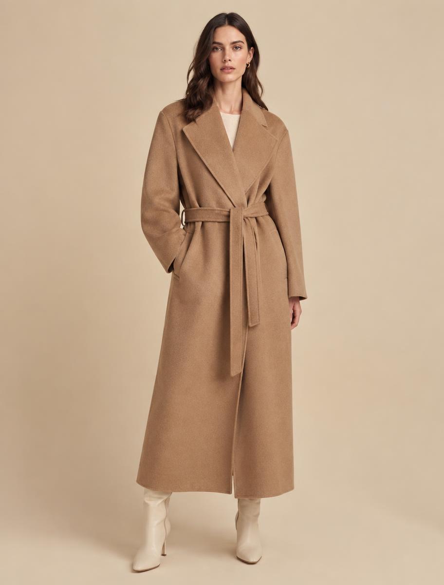 Cashmere Wrap Coat